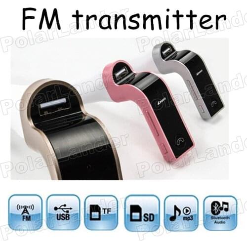 USB Charger Features car kit MP3 player Auxin input CAR G7 Bluetooth FM modulator support TF/SD card Music Player