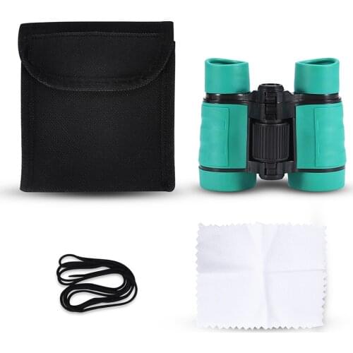 4x30 Maginification Child Kid Outdoor Adjustable Birding Binocular Children Binoculars Telescope Toy Gift for Entertaining Bird