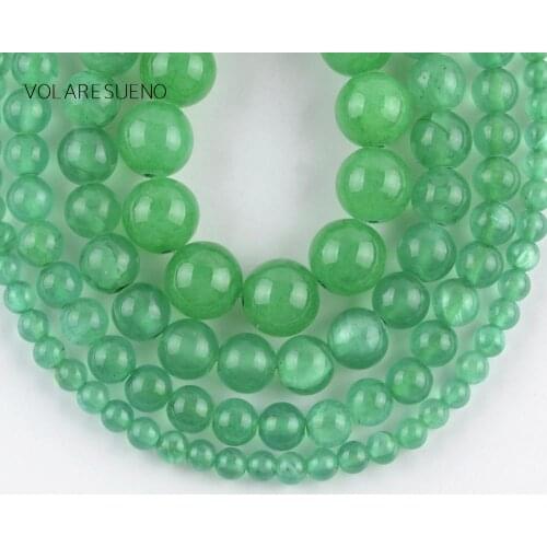 Wholasale Natural Stone Dark Green Jades Round Beads Spacer Loose Beads For Jewelry Making 4/6/8/10mm Diy Bracelet 15inches