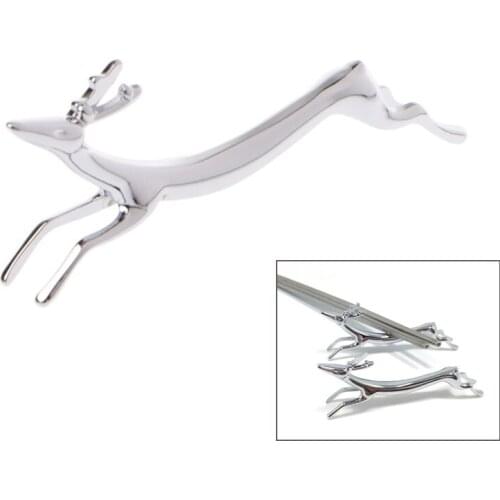 Zinc Alloy Cute Running Deer Chopsticks Stand Rack Spoon Fork Knife Rest Storage Holder Table Decoration Party Supplies Gift