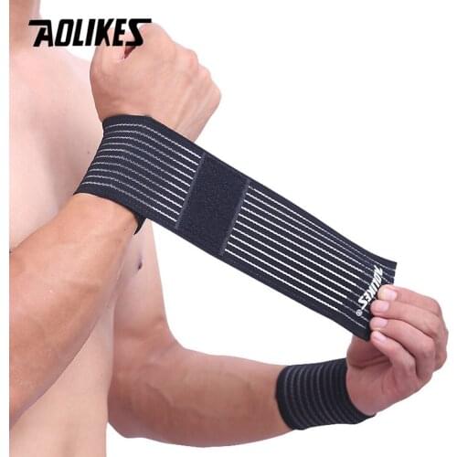 Dayselect 40cm Wrist Band 1Pcs Elastic Bandage for Hand Wrist Strap Wrap Fitness Wristband Sport Gym Support Wrist Protector