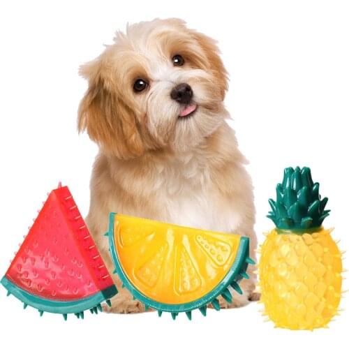 Pet Fruit Toy Vocal Pineapple Pet Toy Watermelon Dog Toy Lemon Chew Toy