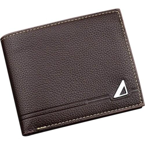 Hot Selling Men Wallets Purse PU High Capacity Mini Durable Fashion For Coin Money Cards Holder