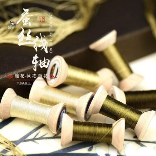 New Item Chinese 100% Silk Embroidery Thread Yarn embroidery floss for Sewing Article Wooden packing