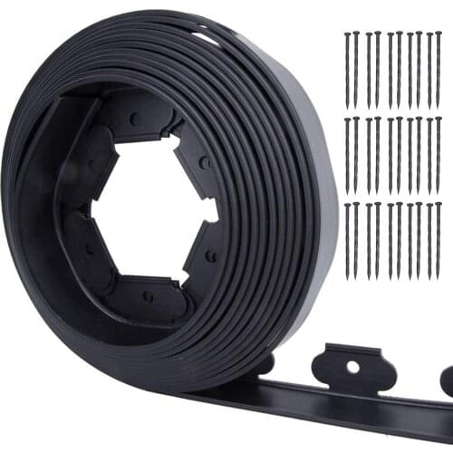 Grass Edging Fence Belt Border Garden Lawn Stone Isolation Path Barrier Garden Landscape Edging Kit