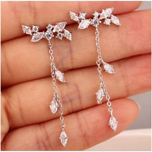 PINFIRST Women's Silver Earrings