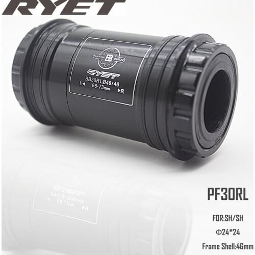 PF30 Press Fit lock Bottom Brackets CERAMIC Axle Bicycle PF30 24 Adapter for MTB Road bike parts 24mm Crankset chainset