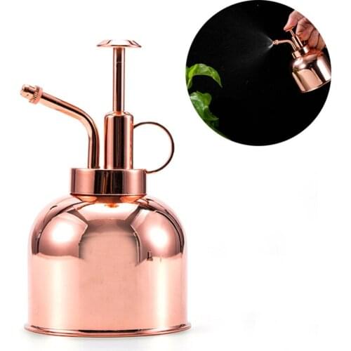 Thicken 304 Stainless Steel Premium 300ml Watering Can Spray Pot Metal Tank Potted Houseplant Household Supplies
