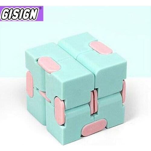 Magic Puzzle Stress Reliever Toys Antistress Infinity Cube Puzzle Decompression infinition Cube Square Dice Sensory Toys