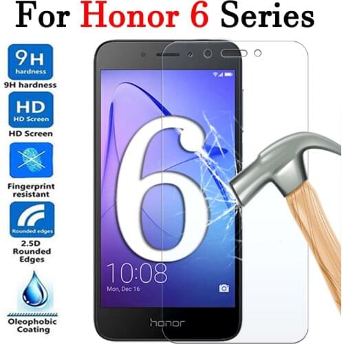 Protective glass on honor 6c pro 6a 6x tempered glas for huawei honor6a honor6c 6cpro 6 a x c x6 protect film screen protector
