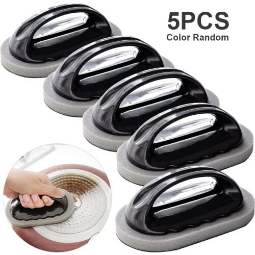 1/5pcs Magic Kitchen Sponge Brush Melamine Sponge Cleaning Brush Descaling Knife Pan Pot Cleaner Strong Decontamination Brushes