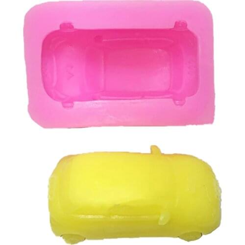 3D Car shape Silicone Soap Mold Chocolate Mould Candle Soap DIY Mould Soap Making Mold Craft Art Cake Decorating Fondant Tool