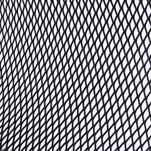6x12mm Universal Car Grille Mesh Net Sheet Aluminum Hexagon Grill Bumper
