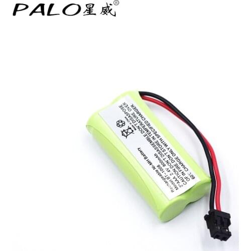 PALO Cordless Phone Battery 2.4v 800mAH Ni-MH Rechargeable Battery For Uniden BT-1008 BT-1008S BT-1016 BT1021 BT1025 CPH-515B