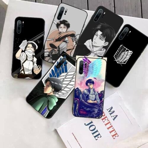 Anime Japanese attack on Titan Phone Case Funda For Huawei P9 P10 P20 P30 Lite 2016 2017 2019 plus pro P smart