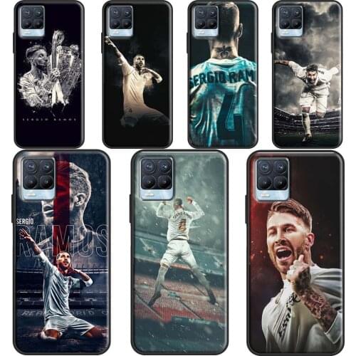 Sergio Ramos Fanart design Phone Cover For OPPO Realme Q3 6 7 8 Pro C3 C11 C21 GT Neo OnePlus 9 Pro 8 Pro 8T 9R Case