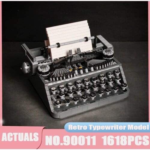 Creative Expert Series MOC Retro Typewriter Model 21327 Building Block Bricks Idea Toys Christmas Kids Birthday Gifts 90011