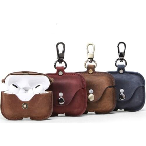 Leather Bag Applicable Airpods Pro Protective Cover Apple Third-generation Wireless Bluetooth Headset Protective Shell