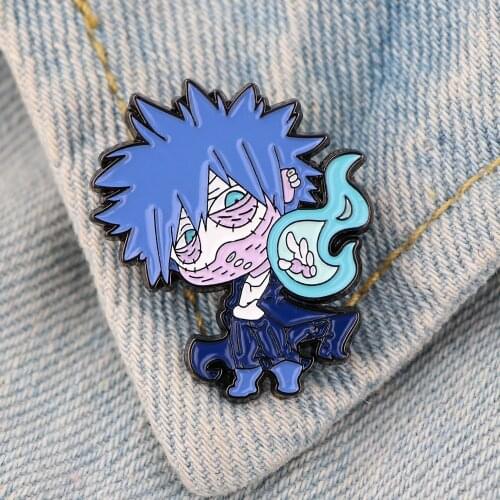 LT749 Japanese Anime My Hero Academia dabi Enamel Pin Brooches Lapel Pin Cartoon Badge Backpack Decoration Jewelry Gift