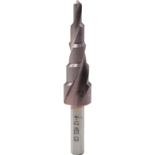 M35 HSS-CO Step Drill Bits 4mm-12mm metalworking Power Tools round Shank Stainless steel tapping metal Drilling Cobalt plating