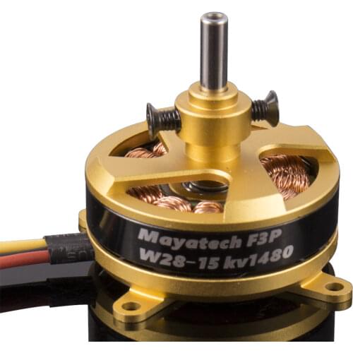 Mayatech W2815 Brushless Hollow Shaft Motor F3P 4D 2204 KV1800/1480kv