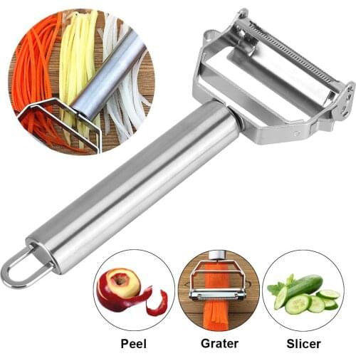 Multi-function Carrot Grater Slicer Shredder Vegetable Fruit Peeler Stainless Steel Kitchen Potato Peeler Kitchen Tools