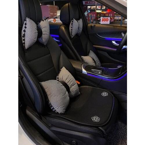 Ins Fashion Bubble Pig Head Cartoon Cushion Pillow Car Creative Lumbar Support Neck Pillow Headrest Pillow