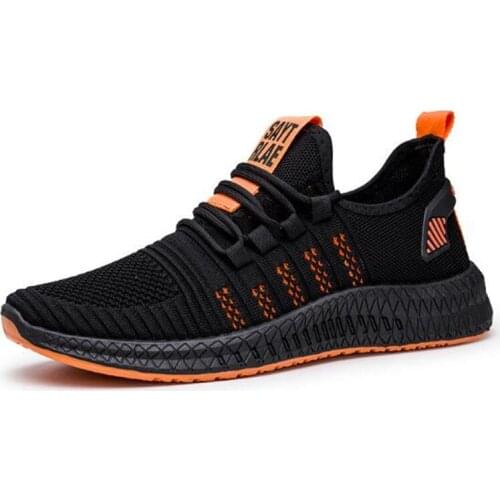 New mens sneakers fashion mesh shallow mouth flat bottom non-slip wear-resistant lightweight all-match casual shoes men