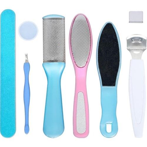 Foot File Kit Callus Remover Corn Hard Dead Skin Shaver Pedicure Manicure Tools