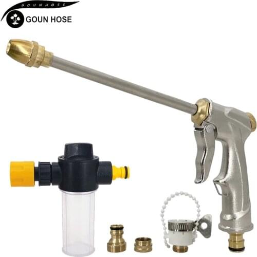 New High Pressure Washer Water Gun Garden Hose Nozzle Spray Sprayer For Water Jet Foam Pot Car Power Cleaning Direct Sales
