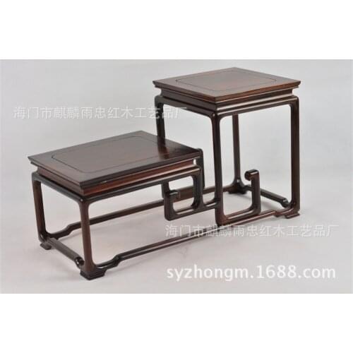 Rosewood antique boutique Shelf * base / mahogany base Teapot upscale vase