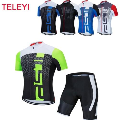Teleyi 2020 cycling jersey Men Breathable Bicycle Clothes Sport Cycling Shirt mtb bike jersey maillot ciclismo Quick-Dry
