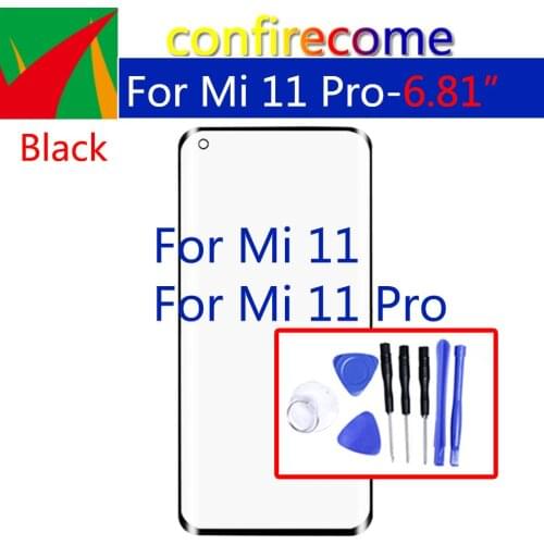 Outer Screen For Xiaomi Mi 11 Pro Touchscreen LCD Display Front Touch Panel Glass Cover Lens Replacement