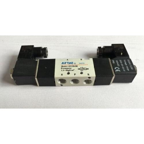 Air Solenoid Valves 4V120-06 2 Position 5 Port 1/8" Pneumatic Control Valve