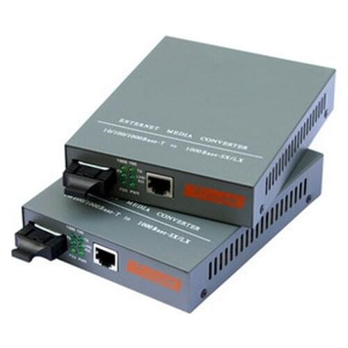 1Pair 1000base 1.25G SC Duplex multimod Optical Fiber RJ45 Ethernet Media Converter SC interface Optical transceiver converter