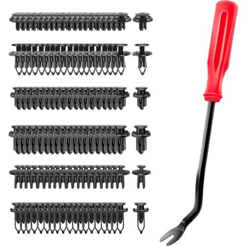 120pcs 6.3mm 8mm 9mm 10mm Expansion Screws Bumper Push Rivet Clips Kit