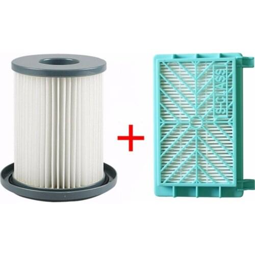 2pcs/set Vacuum Cleaner HEPA Filter element + Air filter for Philips FC8720 FC8724 FC8732 FC8734 FC8736 FC8738 FC8740 FC8748