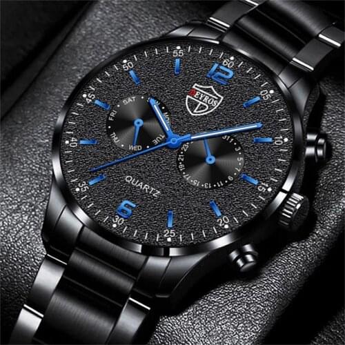 2021 Fashion Mens Watches Luxury Men Sports Quartz Wrist Watch Male Business Stainless Steel Luminous Clock relogio masculino