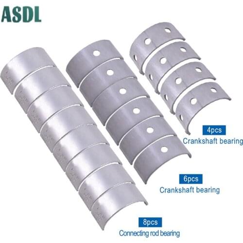 +25 29.75mm Con Rod Connecting Rod 30.75mm Crankshaft Main Bearing Set for Kawasaki ZX-6R ZX6R ZX-6 07-12 ZX-636 ZX636 2013-2018