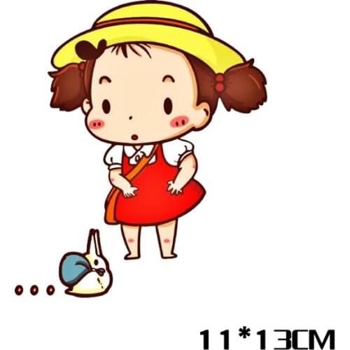 Aliauto Cartoon Totoro Cute Little Girl Car Sticker Vinyl Decal for Motorcycle Fridge Mazda Honda Toyota Nissan Lada Ford Focus