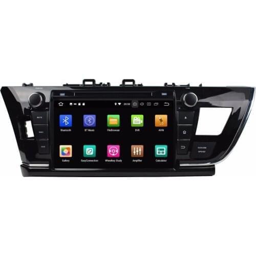 9" 2 Din Android 9.0 Car DVD Player For Toyota COROLLA 2013-2016 LHD Stereo 8 Core Multimedia Player Radio Audio Navigation DSP