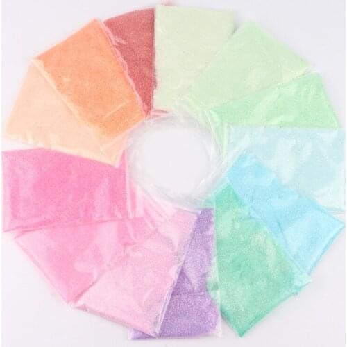 10ml/50g Candy Fine Holographic Glitter Powder Shining Sugar Nail Glitter Set Sequins Dust Powder Nail Art Decorations