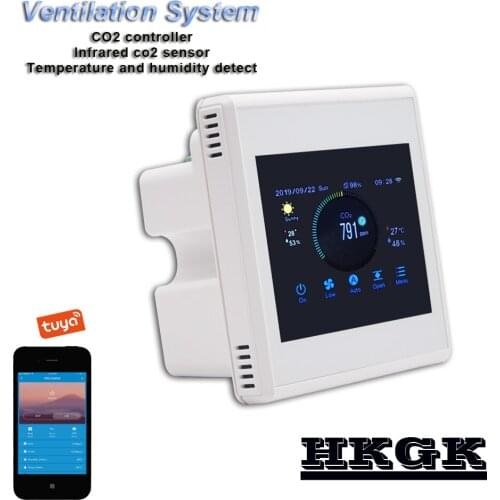 Tuya CO2 detector-wifi Gas Analyzer , for Air Control System