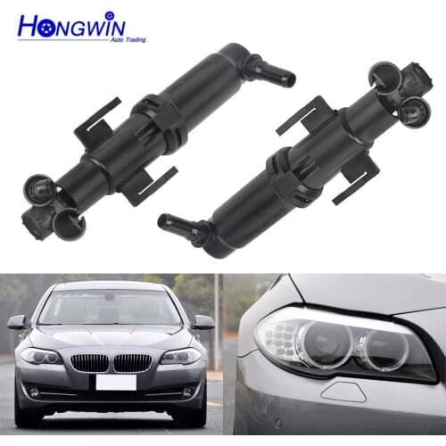 Front Headlight Washer Nozzle For BMW 5 SERIES GT F07 F10 F11 LCI Headlamp Cleaning Actuator Pump 61677377667 LH & 61677377668 R