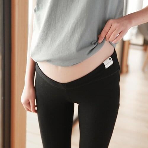 Maternity Leggings Low Waisted Leggings For Pregnant Women Fashion Summer Thin Elastic Maternity Clothes
