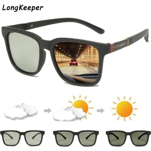 2020 New Brand Photochromic Sunglasses Men Polarized Driving Glasses Male Change Color Sun Glasses Driver TR90 Safty Goggles