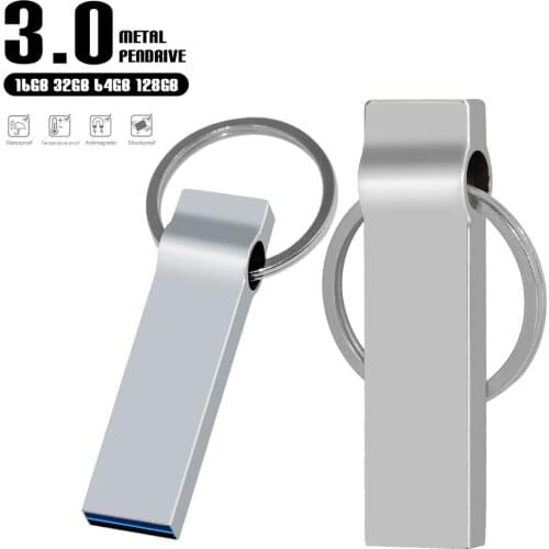 Metal Flash Drive Ultra High Quality 8GB 16GBPen DriveMetal USB Flash Drive 32GB 64GB 128GB Pen Drive USB3.0 Memory Stick U Disk