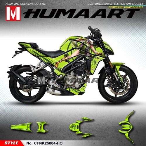 HUMAART Vehicle Wraps Personalised Stickers Kit Complete Graphics Decals for CFMOTO CF MOTO NK 250 NK250 250NK