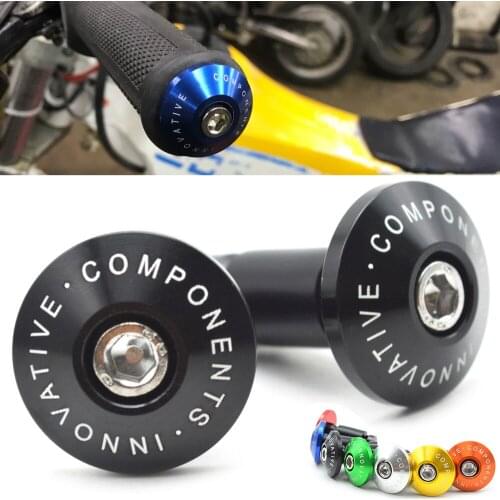 7/8''22 motorcycle handlebar cap motocross handle bar grips ends for Kawasaki SUZUKI GSXR1000 K7 GSXR 1000 GSX R1000 GSXR-1000