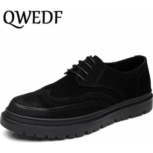 2018 New High Quality Men Casual Shoes Men Loafers Lace Up Cow Leather Casual Flats Shoes chaussure homme cuir zapatos X13-63